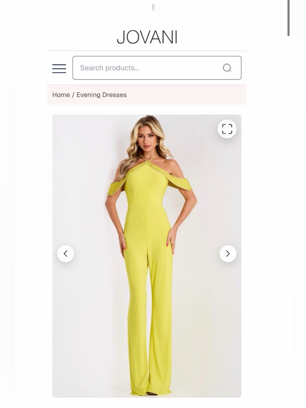* BLACK* Jovani jumpsuit NWT
